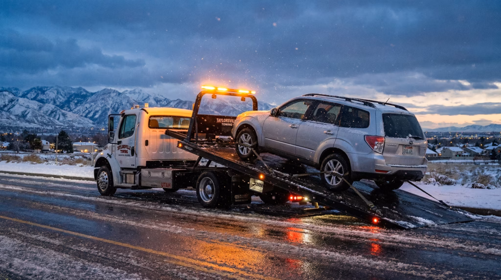 5 Essential Winter Flatbed Towing Tips for Taylorsville - Taylorsville Towing